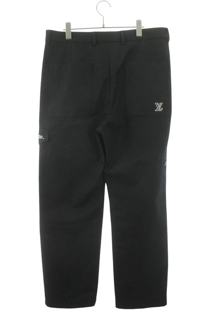 LOUISVUITTON 25AW LV Logo Cotton Cargo Work Pants Size 36