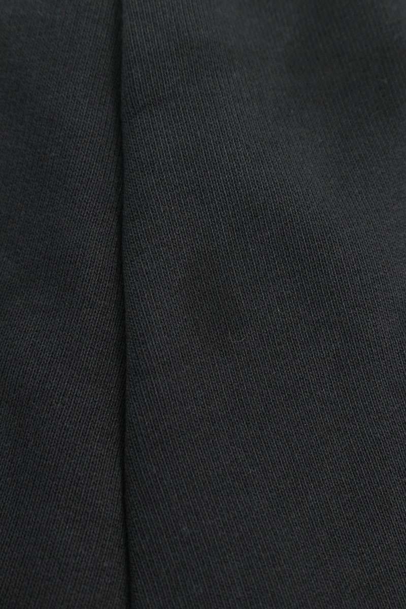BALENCIAGA Reverse Logo Print Cotton Pants Black Size 30