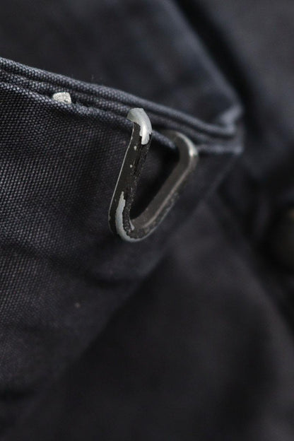 OAMC Cotton Button-Fly Chino Pants Black Size 30