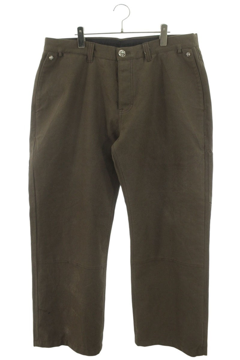 Chrome Hearts Carpenter Cemetery Patch Pants Brown Size 38