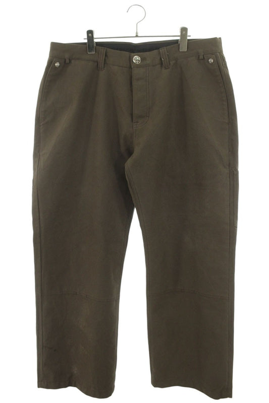 Chrome Hearts Carpenter Cemetery Patch Pants Brown Size 38