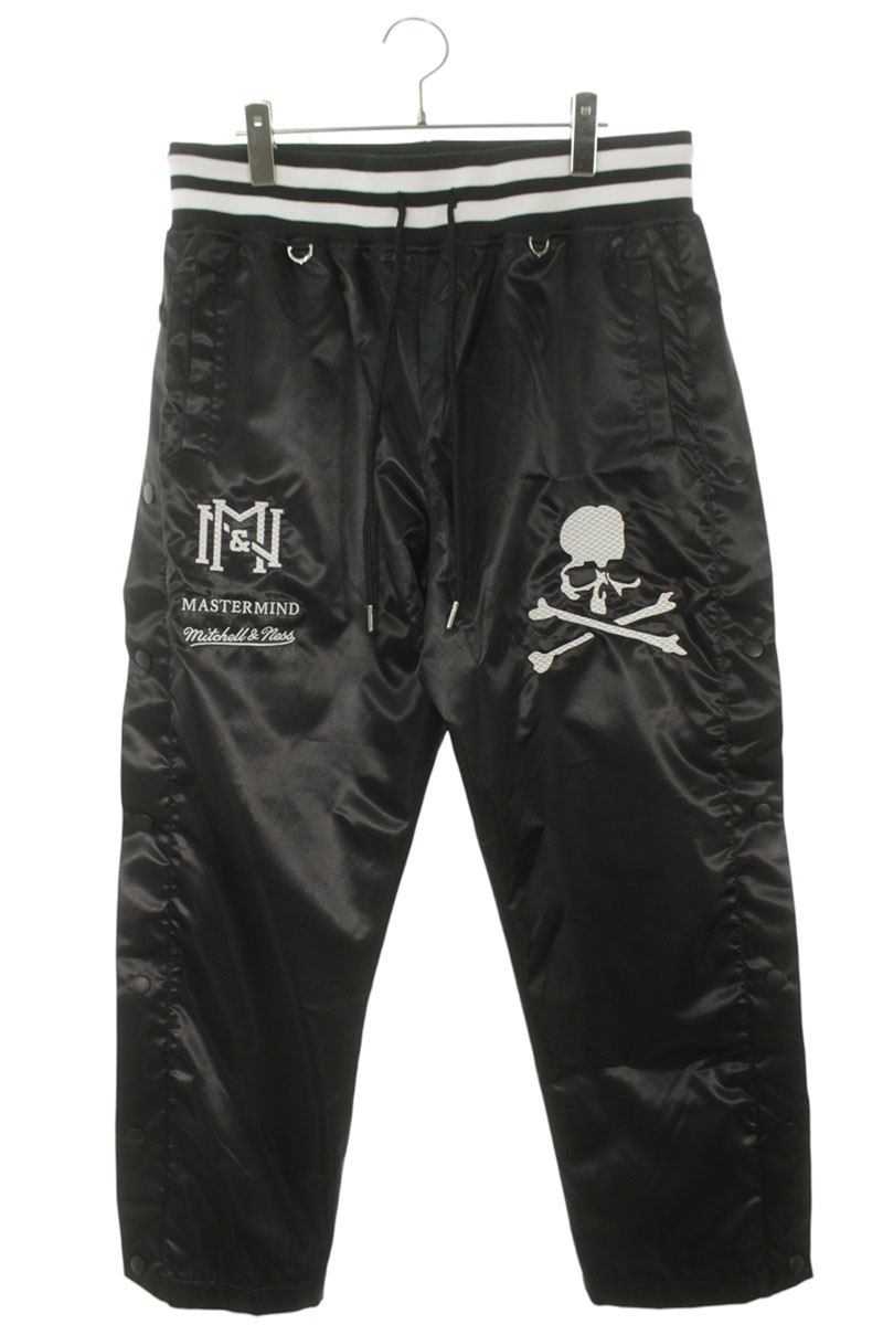 mastermind Logo Embroidered Long Pants Black Size 34
