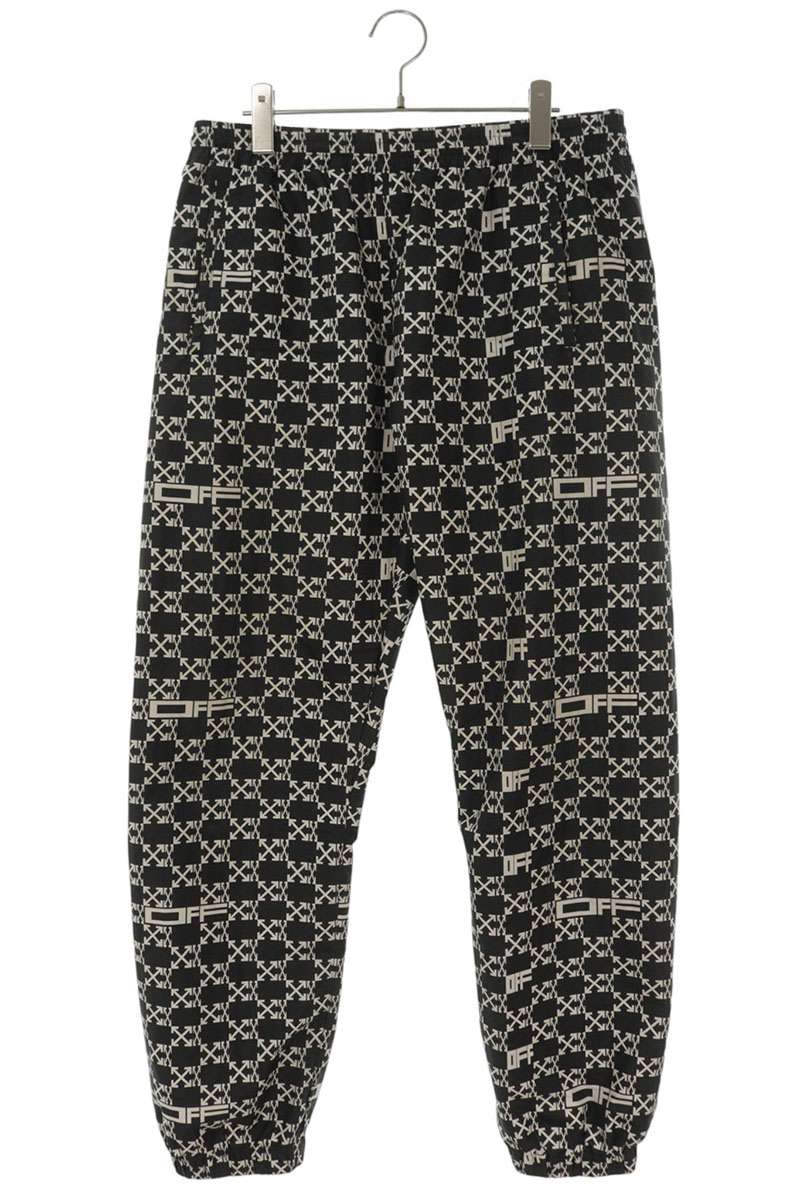OFF-WHITE OMCJ016S22FAB001 Black Pants Size 32