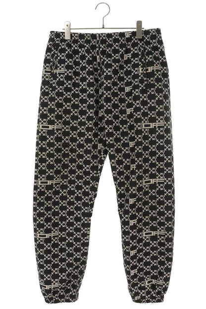 OFF-WHITE OMCJ016S22FAB001 Black Pants Size 32