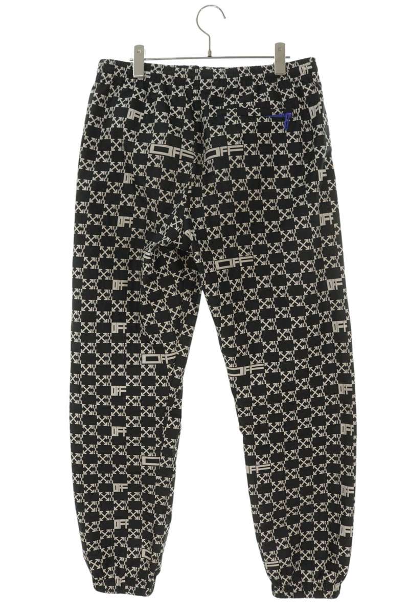 OFF-WHITE OMCJ016S22FAB001 Black Pants Size 32
