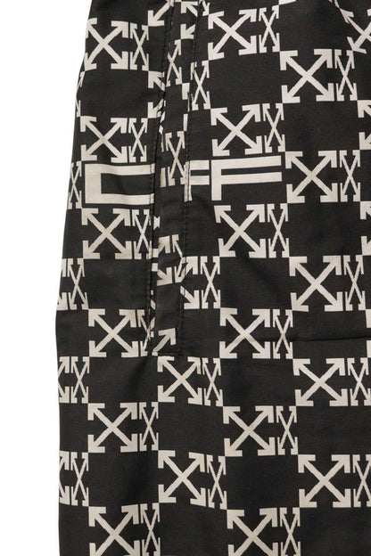 OFF-WHITE OMCJ016S22FAB001 Black Pants Size 32