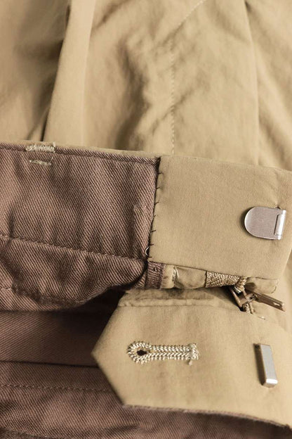 kolor 25SS Pleated Nylon Pants Beige Size 30