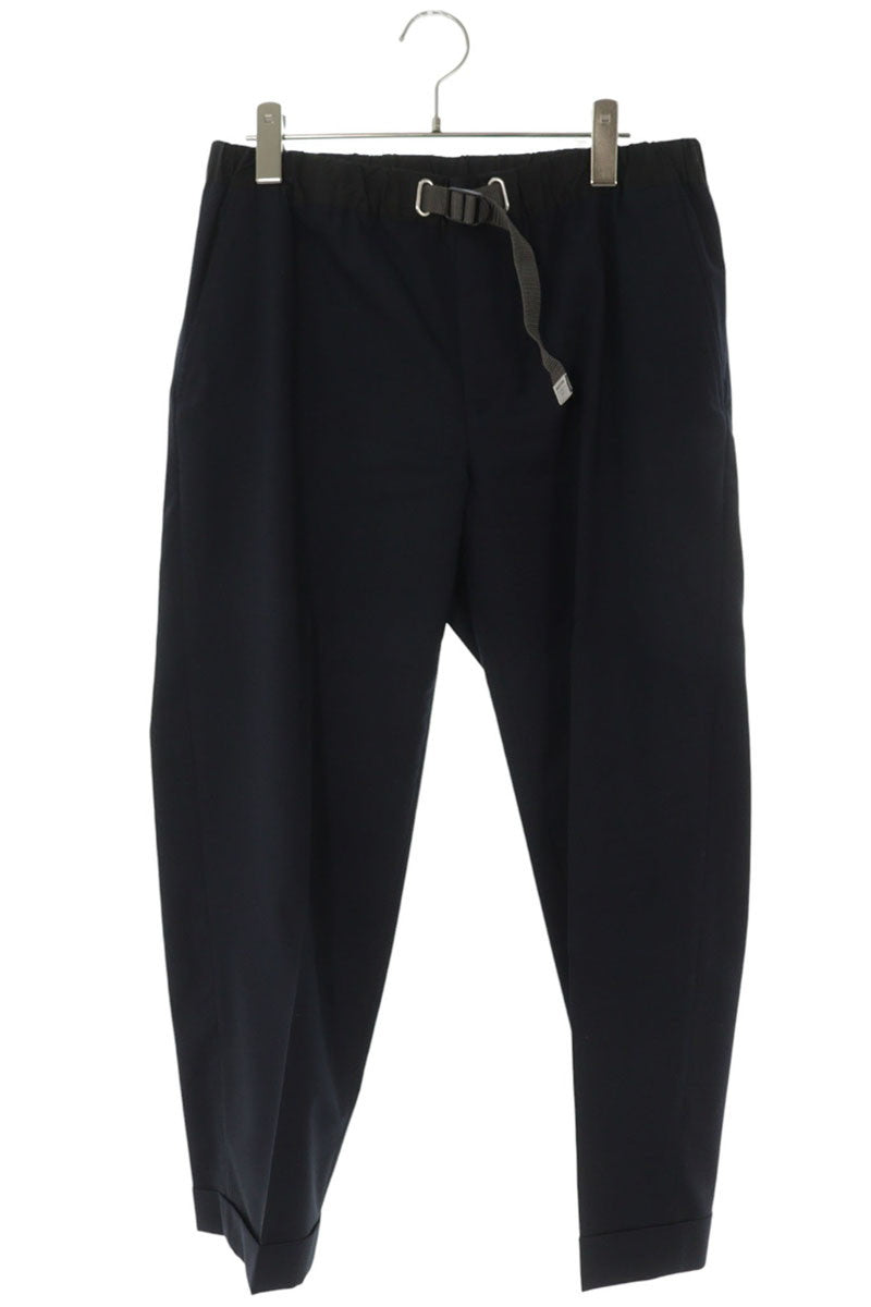 kolor 25SS Wool Blend Belted Tapered Pants Navy Size 30