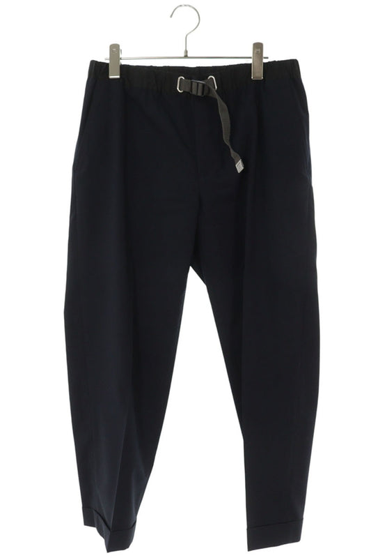 kolor 25SS Wool Blend Belted Tapered Pants Navy Size 30