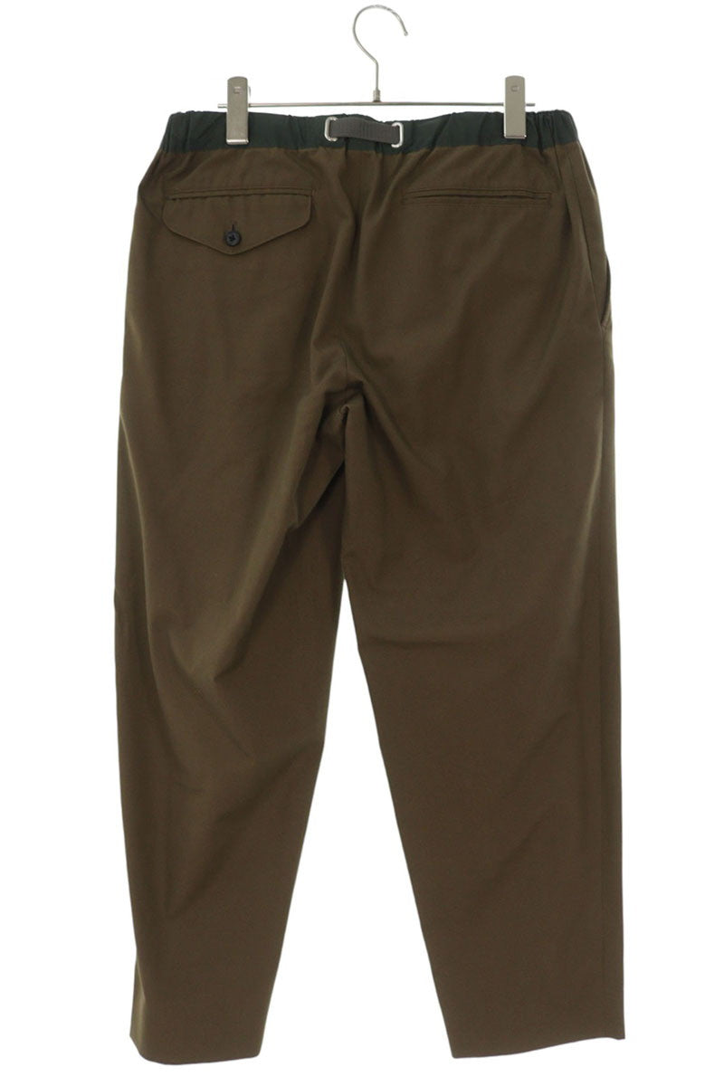 kolor BEACON 25SS Poly Cotton Belted Tapered Pants Size 30