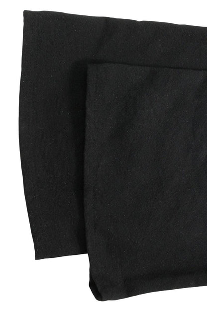 UNUSED Cotton Linen Glitter Wide Leg Pants Black Size 32