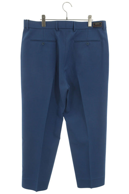 GUCCI 751787 ZANWY Polyester Trousers Blue Size 40