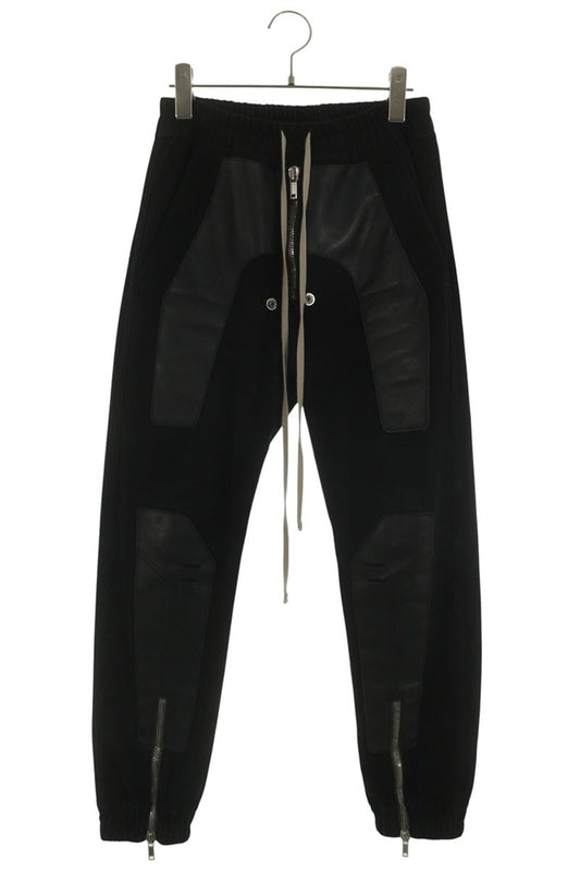 Rick Owens 22AW Larry Cargo Jog Leather Patch Pants Size 32