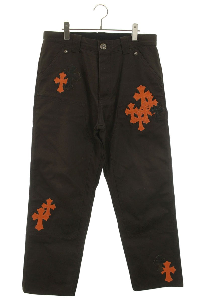 Chrome Hearts Cross Patch Cotton Pants Size 33