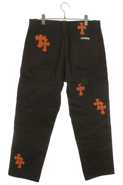 Chrome Hearts Cross Patch Cotton Pants Size 33