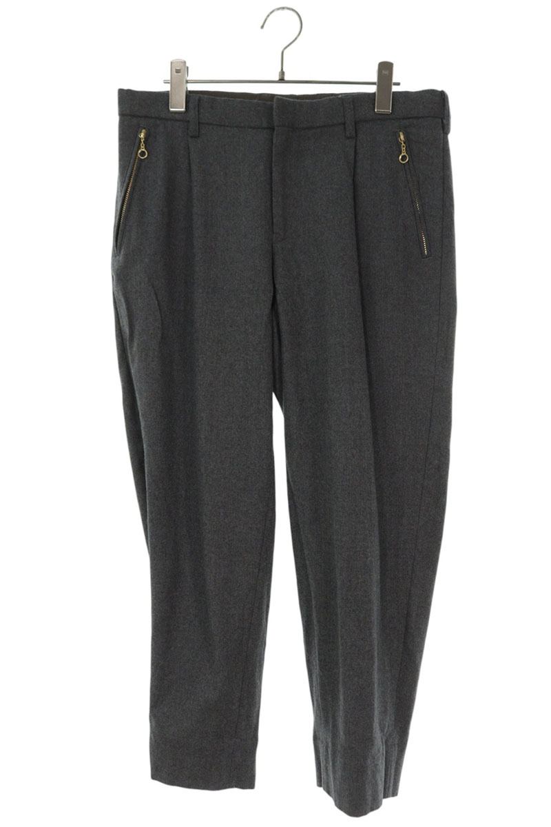 kolor Stretch Wool Zip Design Pants Gray Size 32