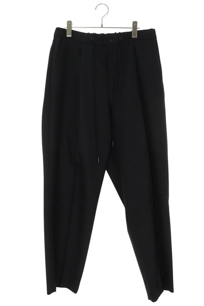 THE RERACS 20FW Wool Mohair Pleated Easy Pants Black Size 34