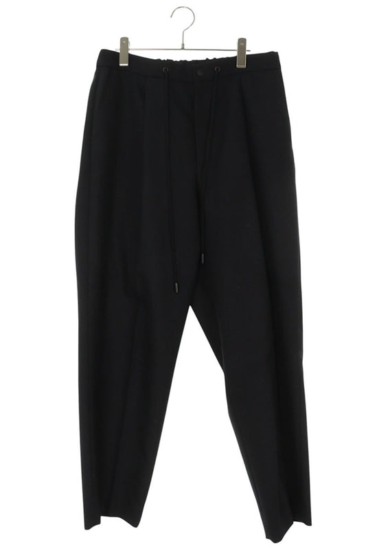 THE RERACS 20FW Wool Mohair Pleated Easy Pants Black Size 34