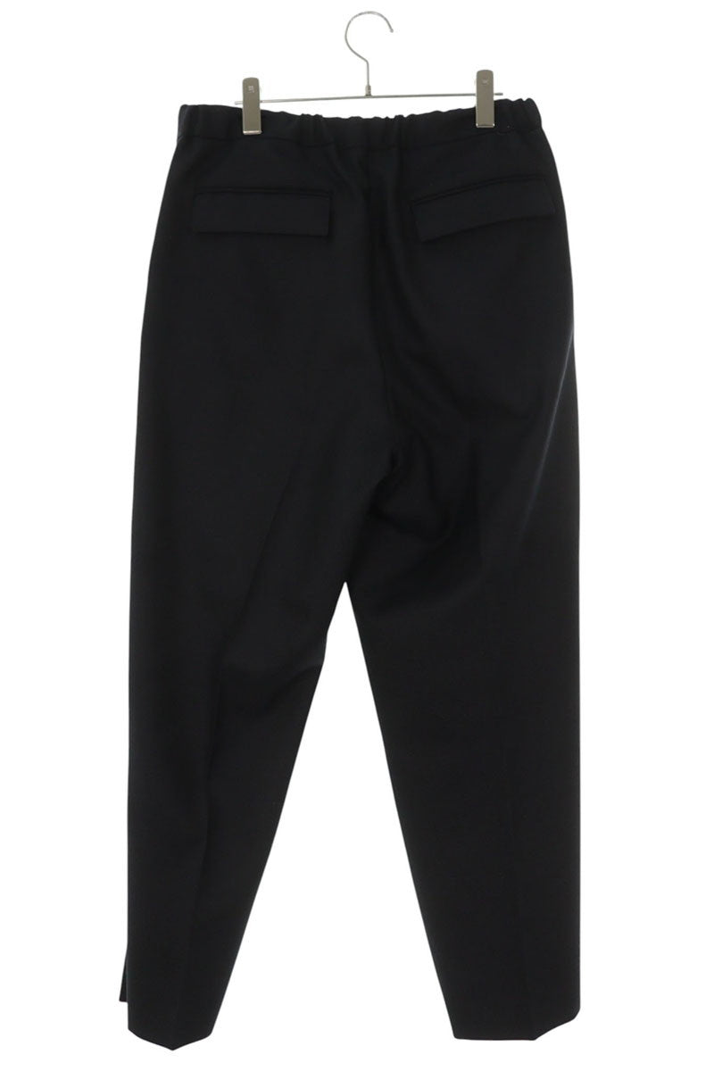 THE RERACS 20FW Wool Mohair Pleated Easy Pants Black Size 34