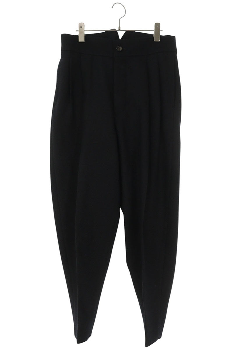 THE RERACS 22FW Wool 2-Tuck Cinch Back Pants Black Size 34
