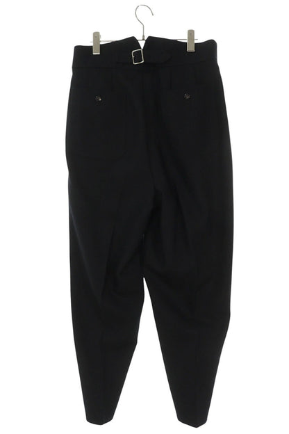 THE RERACS 22FW Wool 2-Tuck Cinch Back Pants Black Size 34
