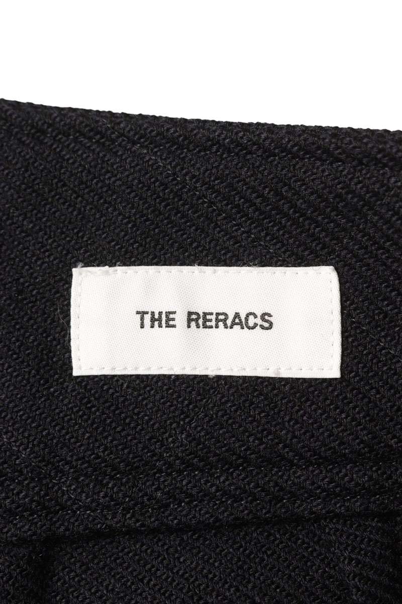 THE RERACS 22FW Wool 2-Tuck Cinch Back Pants Black Size 34