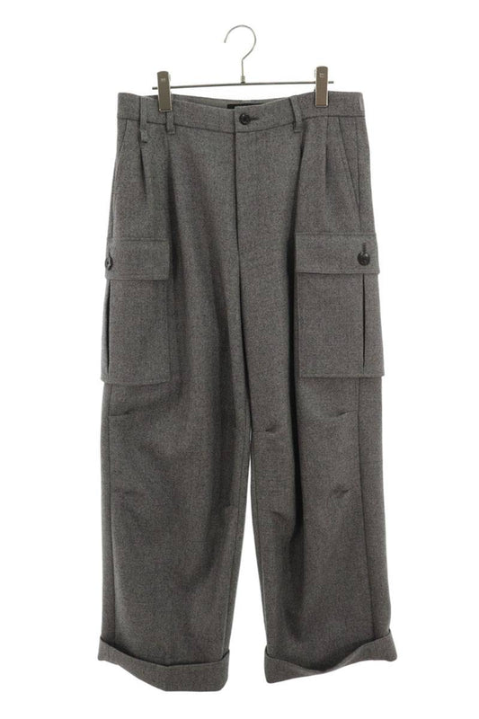 TAROHORIUCHI Wool Cargo Pants Gray Size 33