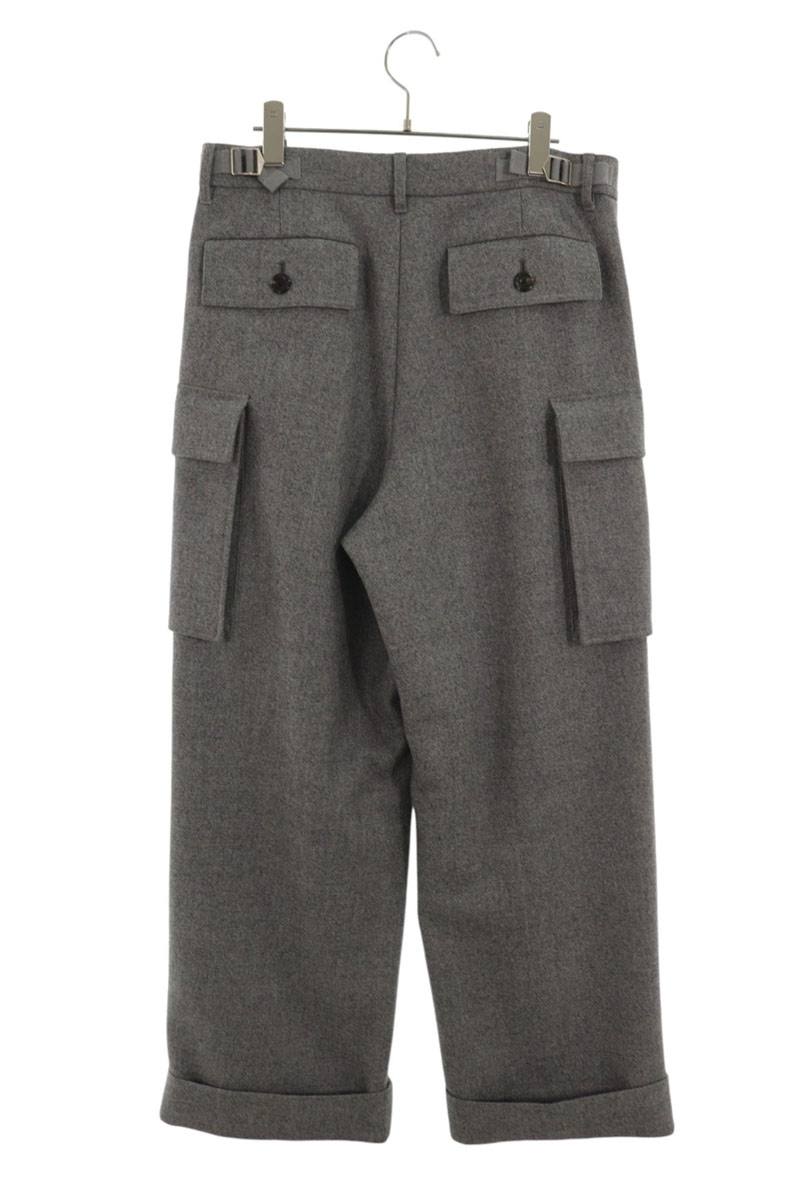 TAROHORIUCHI Wool Cargo Pants Gray Size 33