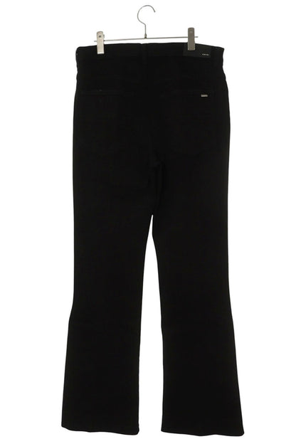 AMIRI Side Snap Button Fly Flare Pants Black Size 32