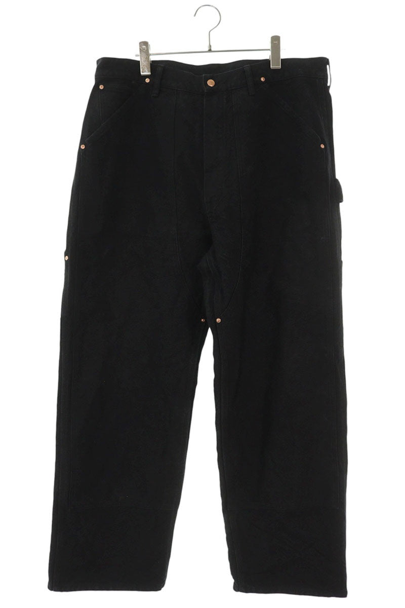 COMOLI Cotton Duck Painter Pants Black Size 36