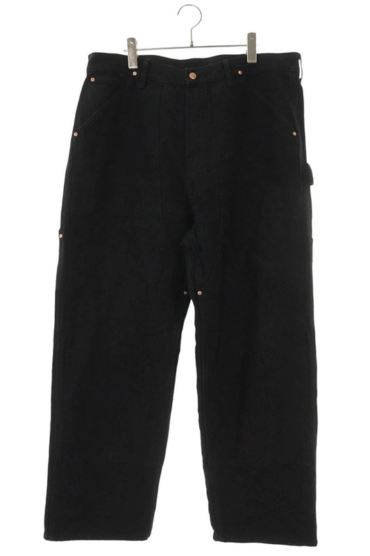 COMOLI Cotton Duck Painter Pants Black Size 36