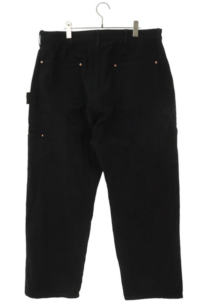COMOLI Cotton Duck Painter Pants Black Size 36