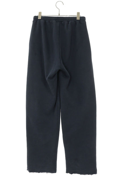 BALENCIAGA Luxury Cotton Baggy Sweatpants Navy Size 28