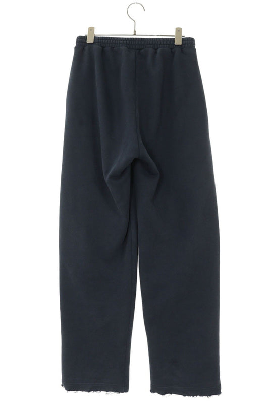 BALENCIAGA Luxury Cotton Baggy Sweatpants Navy Size 28