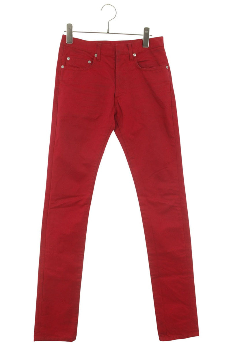 Dior HOMME 05SS Cotton Slim Pants Red Size 26