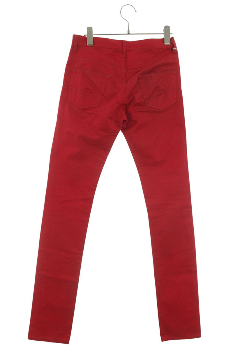 Dior HOMME 05SS Cotton Slim Pants Red Size 26