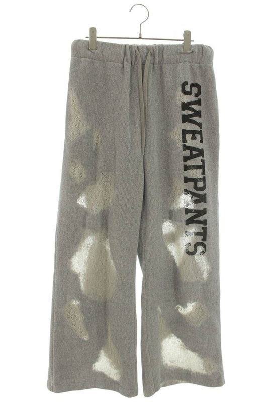 doublet 23SS Gray Ripped Knit Sweatpants Size 30