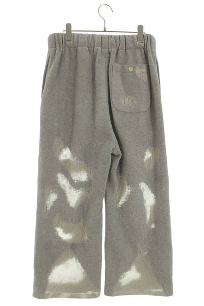 doublet 23SS Gray Ripped Knit Sweatpants Size 30
