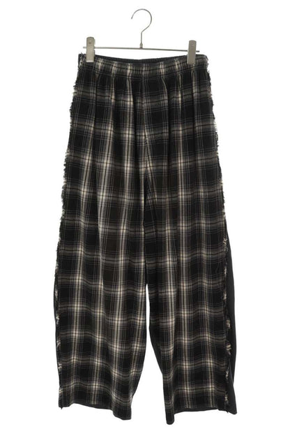 BALENCIAGA Hybrid Check Large Pants Black/White Size 28