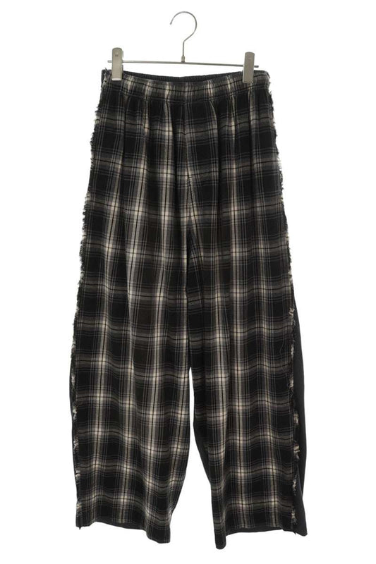 BALENCIAGA Hybrid Check Large Pants Black/White Size 28