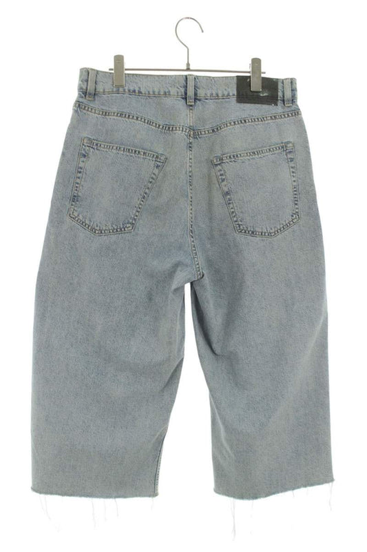 OUR LEGACY Capri Cut Damage Wash Cropped Denim Blue Size 33