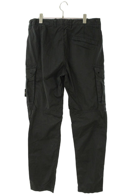 STONEISLAND Gray Cotton Logo Patch Cargo Pants Size 31INCH