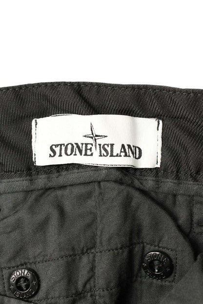 STONEISLAND Gray Cotton Logo Patch Cargo Pants Size 31INCH