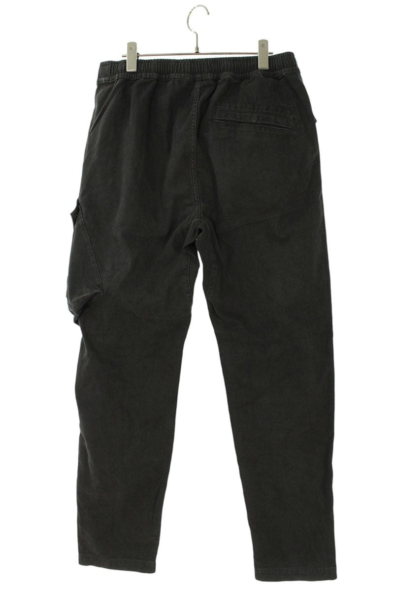 STONEISLAND Black Cotton Logo Patch Cargo Pants Size 31INCH