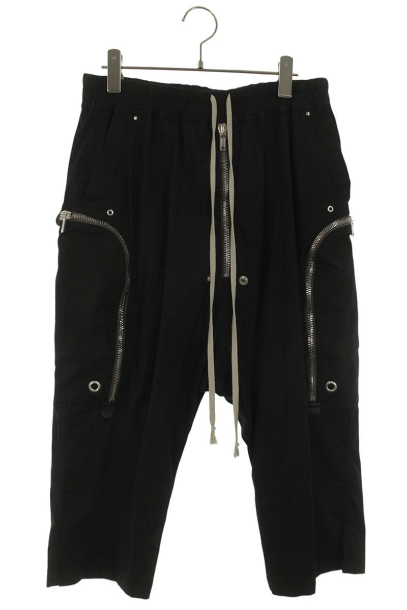 Rick Owens Zip Pocket Cropped Nylon Pants Black Size 36