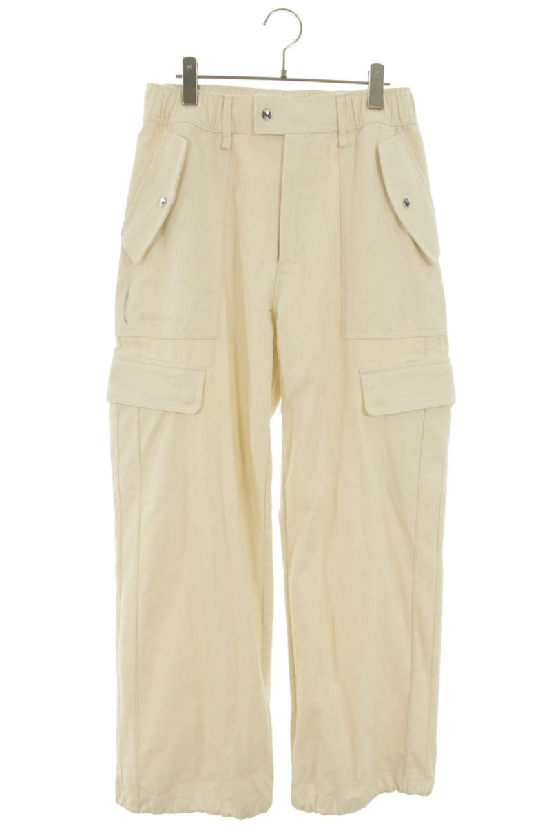 adidas x Wales Bonner White Cotton Cargo Pants Size 30
