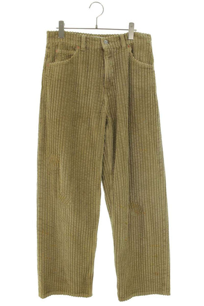 OUR LEGACY Green Corduroy Cotton Pants Size 28