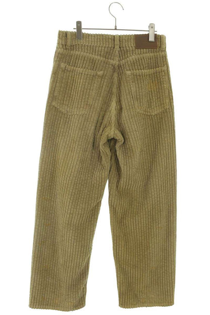 OUR LEGACY Green Corduroy Cotton Pants Size 28