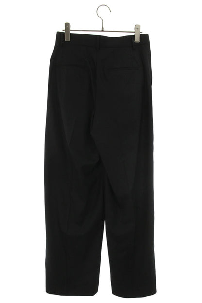 seya Wool Cashmere Silk Slacks Black Size 30