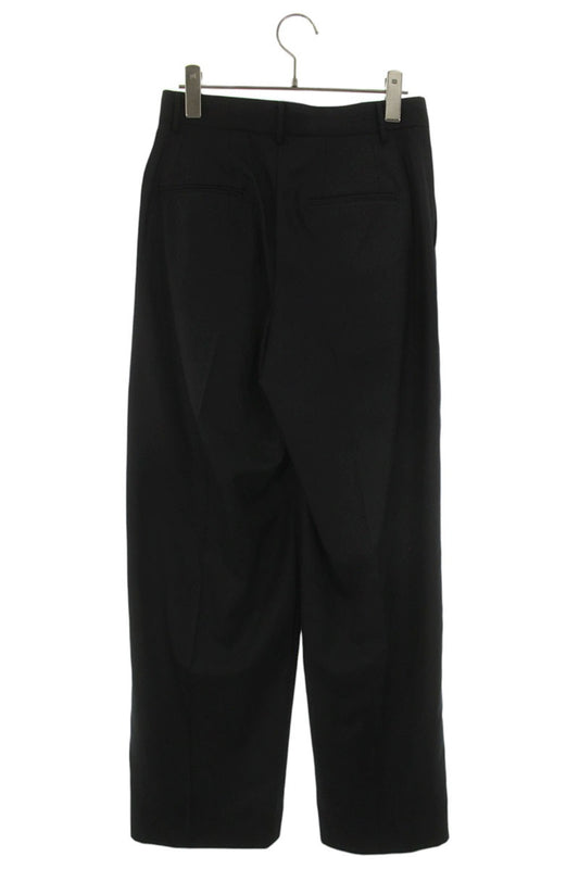 seya Wool Cashmere Silk Slacks Black Size 30